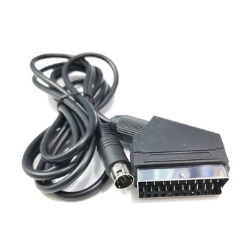 Καλώδιο RGB Scart 1,8m SCART Καλωδιακή τηλεόραση AV Μόλυβδος Παιχνίδι με καλωδιακό πραγματικό RGB Scart Replace Connect Cable 6ft for sega Dreamcast