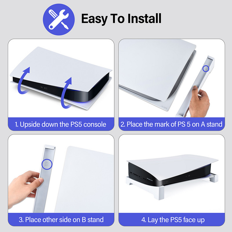 Zamjena postolja za hlađenje konzole, držač ventilatora hladnjaka za PS5/digitalnu verziju