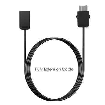 kebidu 1.8M Gamepad Extension Cable Game Extender Cord за Nintend SNES Classic Mini контролер за NES за Wii контролер Черен