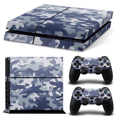 Kamuflažna vinilna kožna naljepnica za Sony Ps4 konzolu s 2 kontrolera Navlaka za PS4 Gamepad Joypad Decal naljepnica za kožu