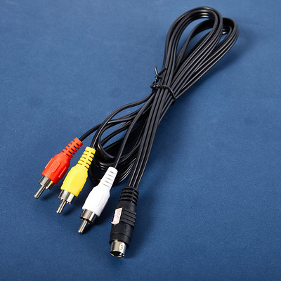 1,5 metara S-Video 4-pinski muški na 3-RCA muški utikač video kabel 3 RCA muški na 4 pinski S-video muški video adapterski kabel Kabel 1,5 m/0,3 m