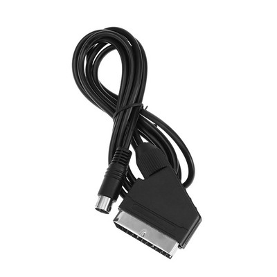 1,8 м дължина RGB/RGBS SCART OFC адаптерен кабел за игрова конзола SEGA MD2 за Sega Genesis 1 за Genesis 2 или 3