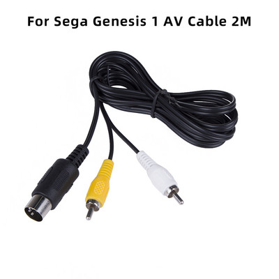 1,8 m hosszú RGB/RGBS SCART OFC adapterkábel SEGA MD2 játékkonzolhoz Sega Genesis 1-hez Genesis 2-hez vagy 3-hoz