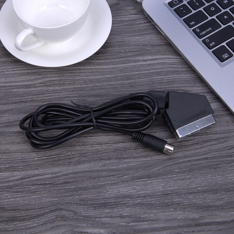 1,8 m hosszú RGB/RGBS SCART OFC adapterkábel SEGA MD2 játékkonzolhoz Sega Genesis 1-hez Genesis 2-hez vagy 3-hoz