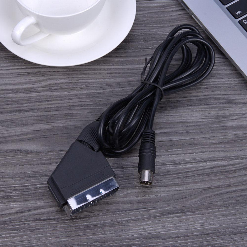 1,8 m hosszú RGB/RGBS SCART OFC adapterkábel SEGA MD2 játékkonzolhoz Sega Genesis 1-hez Genesis 2-hez vagy 3-hoz