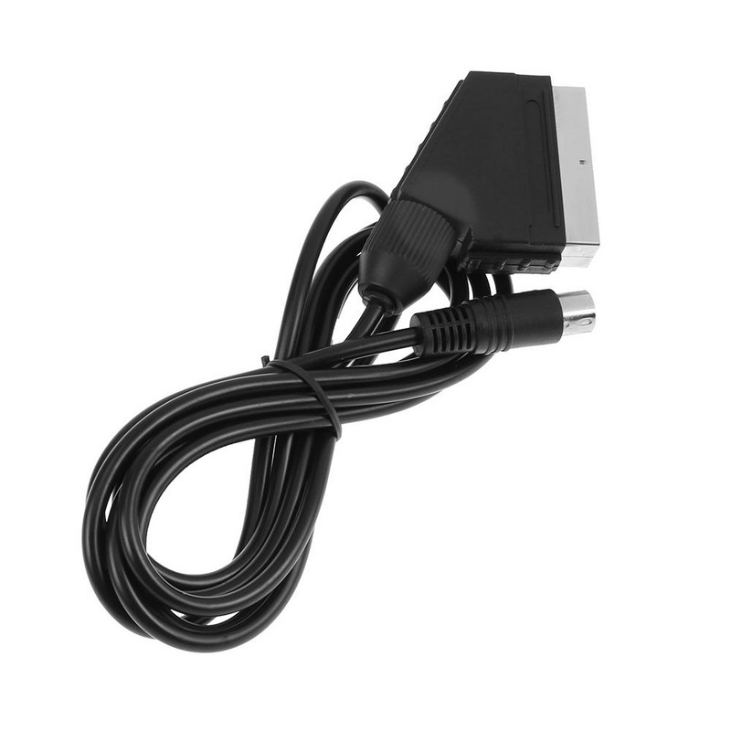 1,8 m hosszú RGB/RGBS SCART OFC adapterkábel SEGA MD2 játékkonzolhoz Sega Genesis 1-hez Genesis 2-hez vagy 3-hoz