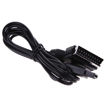 1,84 m A/V TV Video Scart RGB кабел Гъвкав екраниран стерео аудио кабел Line Wire за Nintendo SNES Gamecube/N64 игрова конзола