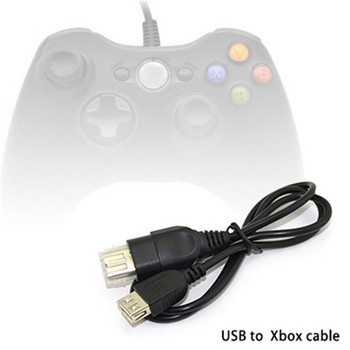 За XBOX USB КАБЕЛ - Женски USB към оригинален Xbox адаптерен кабел Преобразуващ кабел Генериране на AV аудио видео композитен проводник RCA НОВО