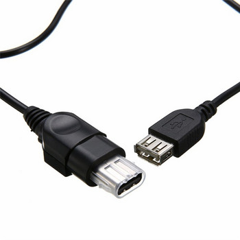 Για XBOX USB CABLE - Θηλυκό καλώδιο USB σε γνήσιο καλώδιο μετατροπής καλωδίου προσαρμογέα Xbox γενιάς AV Audio Video Composite Wire RCA NEW