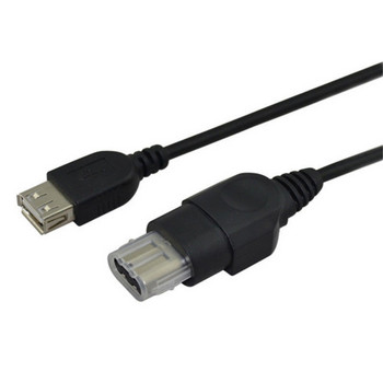 За XBOX USB КАБЕЛ - Женски USB към оригинален Xbox адаптерен кабел Преобразуващ кабел Генериране на AV аудио видео композитен проводник RCA НОВО