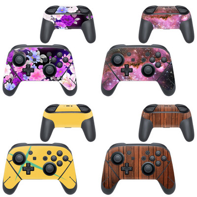 Vāka uzlīmes ādas uzlīme Nintend Switch Pro kontroliera spēļu paneļa joypad Nintend Switch Pro ādas uzlīmēm