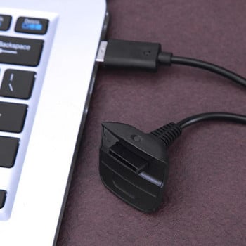 Νέος ελεγκτής παιχνιδιών USB Καλώδιο φόρτισης Ασύρματο χειριστήριο USB Gamepad Joystick Τροφοδοτικό καλώδιο φορτιστή για Xbox 360 Dropship