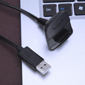 Νέος ελεγκτής παιχνιδιών USB Καλώδιο φόρτισης Ασύρματο χειριστήριο USB Gamepad Joystick Τροφοδοτικό καλώδιο φορτιστή για Xbox 360 Dropship