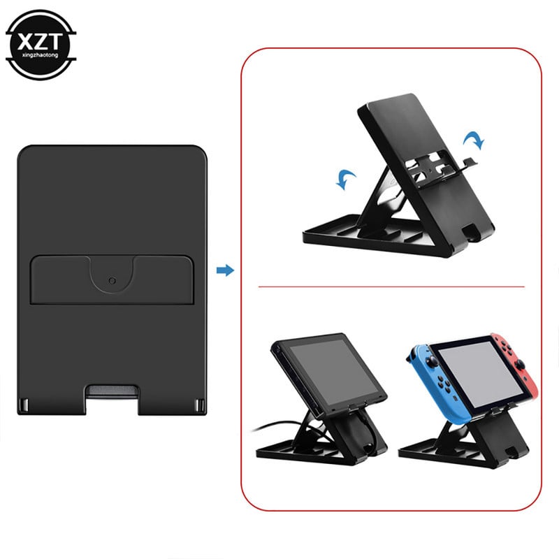 Állítható, összecsukható ABS kompakt konzol játékállvány állványtartó Nintendo Nintend Switch Lite Gamr konzolhoz iphone XS-hez