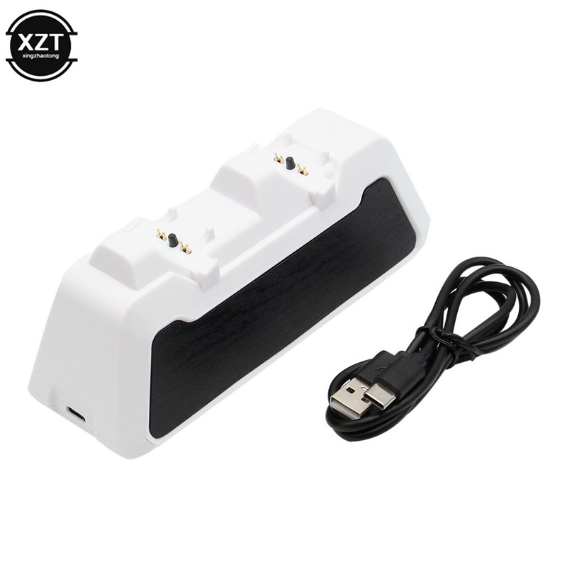 Dvostruki punjač, postolje za punjenje, priključna stanica, lagani prijenosni elementi za igranje igara za PS5 DualSense kontroler