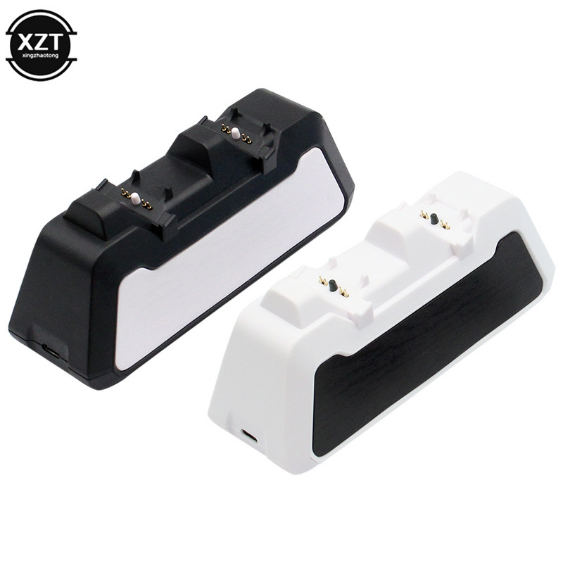 Dvostruki punjač, postolje za punjenje, priključna stanica, lagani prijenosni elementi za igranje igara za PS5 DualSense kontroler