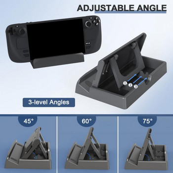 Βάση κονσόλας παιχνιδιών Valve Steam Deck Αντιολισθητικό μαξιλάρι σιλικόνης Φορητή βάση κονσόλας παιχνιδιών για Nintendo Switch/Lite Stand Base