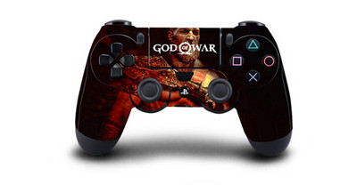 1 vnt God of War 4 PS4 lipduko lipdukas Vinilas, skirtas Sony PS4 PlayStation 4 Dualshock 4 valdiklio odos lipdukai