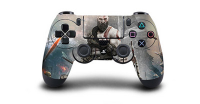1 vnt God of War 4 PS4 lipduko lipdukas Vinilas, skirtas Sony PS4 PlayStation 4 Dualshock 4 valdiklio odos lipdukai