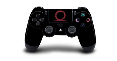 1 vnt God of War 4 PS4 lipduko lipdukas Vinilas, skirtas Sony PS4 PlayStation 4 Dualshock 4 valdiklio odos lipdukai