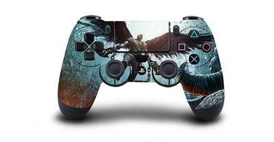 1 vnt God of War 4 PS4 lipduko lipdukas Vinilas, skirtas Sony PS4 PlayStation 4 Dualshock 4 valdiklio odos lipdukai