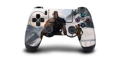 1 vnt God of War 4 PS4 lipduko lipdukas Vinilas, skirtas Sony PS4 PlayStation 4 Dualshock 4 valdiklio odos lipdukai