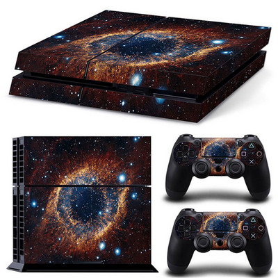 žaibo žvaigždėtas dangus Aukštos kokybės Skin Lipdukas, skirtas PS4 Playstation 4 Console logotipo lipdukas