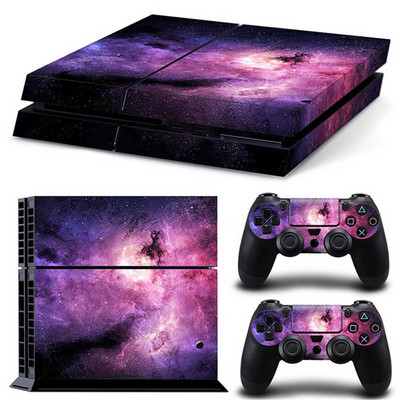 žaibo žvaigždėtas dangus Aukštos kokybės Skin Lipdukas, skirtas PS4 Playstation 4 Console logotipo lipdukas