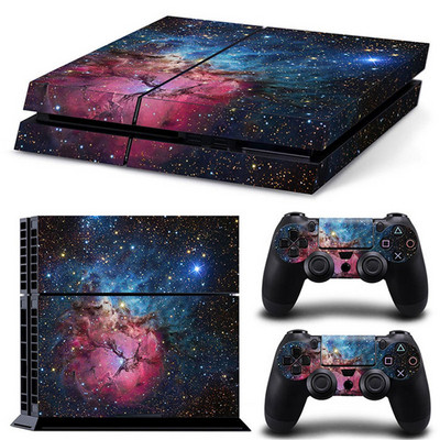 žaibo žvaigždėtas dangus Aukštos kokybės Skin Lipdukas, skirtas PS4 Playstation 4 Console logotipo lipdukas