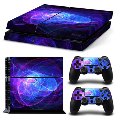 žaibo žvaigždėtas dangus Aukštos kokybės Skin Lipdukas, skirtas PS4 Playstation 4 Console logotipo lipdukas