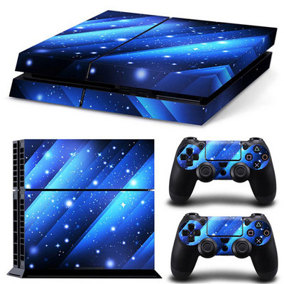 žaibo žvaigždėtas dangus Aukštos kokybės Skin Lipdukas, skirtas PS4 Playstation 4 Console logotipo lipdukas