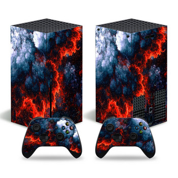 GAMEGENIXX Skin Sticker Starry Sky Protective Vinyl Wrap Cover για κονσόλα Xbox Series X και 2 χειριστήρια