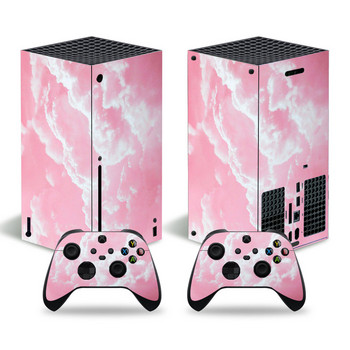 GAMEGENIXX Skin Sticker Starry Sky Protective Vinyl Wrap Cover για κονσόλα Xbox Series X και 2 χειριστήρια