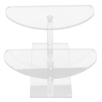 Acrylic Riser Shelf Display Stand Action Figures Collection Organizer Holder Display Stand