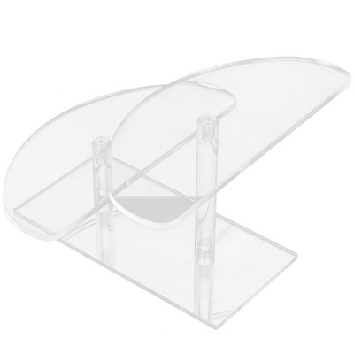 Acrylic Riser Shelf Display Stand Action Figures Collection Organizer Holder Display Stand