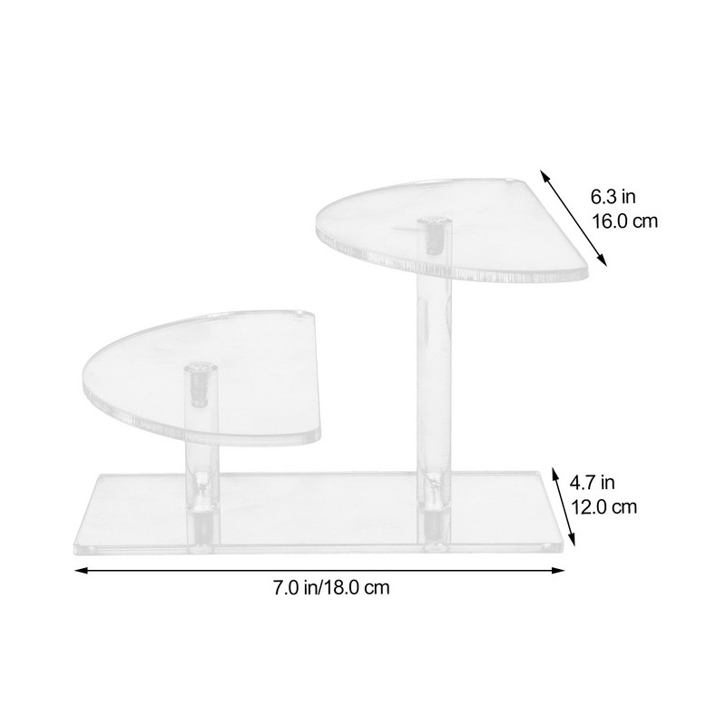Akrila stāvvada plauktu displeja statīvs Darbības figūriņas kolekcijas organizatora turētāja displeja statīvs