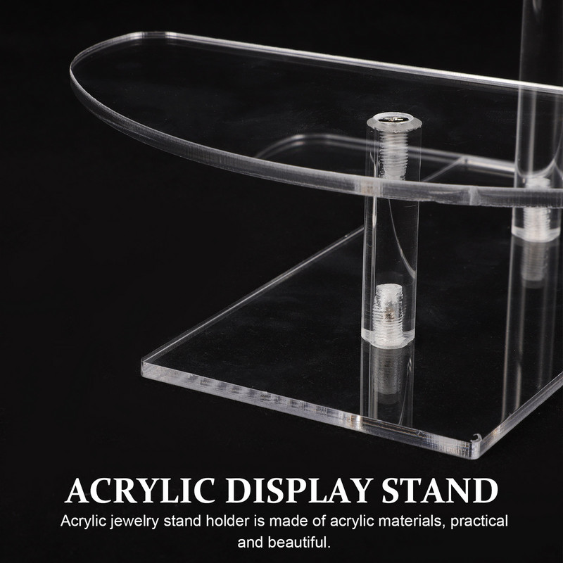 Akrila stāvvada plauktu displeja statīvs Darbības figūriņas kolekcijas organizatora turētāja displeja statīvs