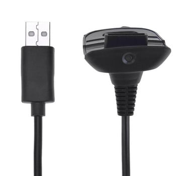 Нов USB кабел за зареждане на игрови контролер Безжичен контролер USB геймпад Джойстик Захранване Кабел за зарядно устройство за Xbox 360