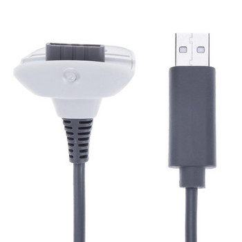 Нов USB кабел за зареждане на игрови контролер Безжичен контролер USB геймпад Джойстик Захранване Кабел за зарядно устройство за Xbox 360