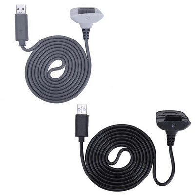 Нов USB кабел за зареждане на игрови контролер Безжичен контролер USB геймпад Джойстик Захранване Кабел за зарядно устройство за Xbox 360