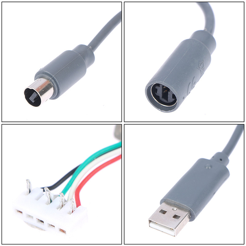 2 kom/set USB 4-pinski za kabelski kabel Kabel + odvojivi adapter za Xbox-360 žičani kontroler