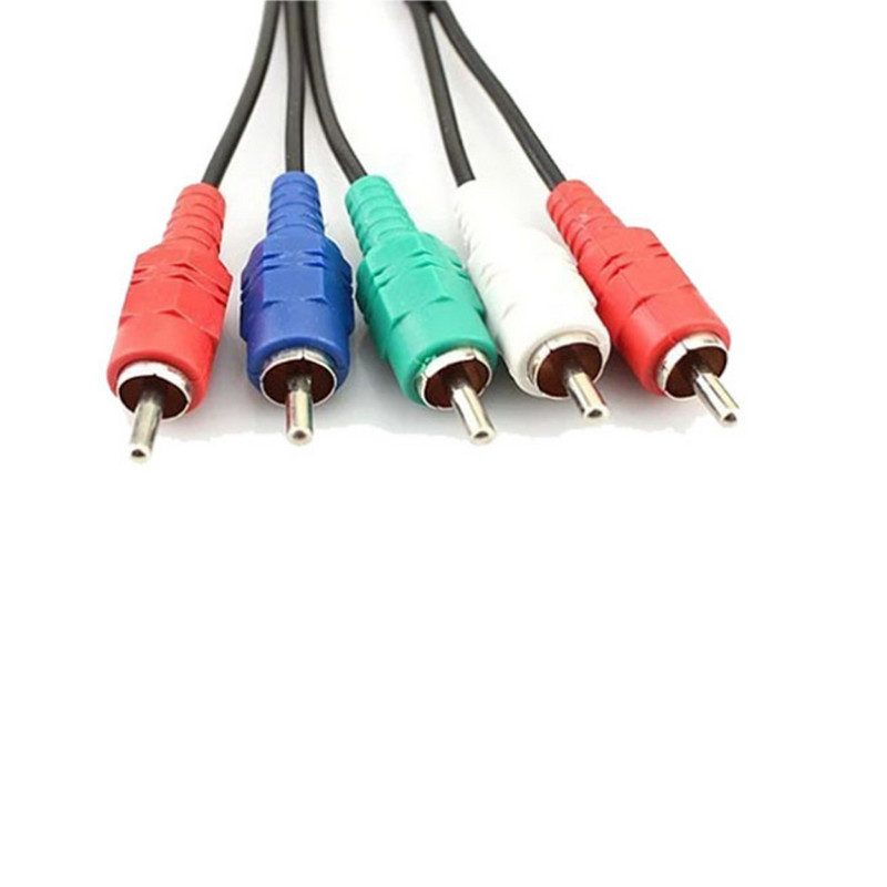 6FT HD komponent RCA AV video-heli kaabel Playstation 2 3 PS2 PS3 jaoks XBOX konsooli jaoks
