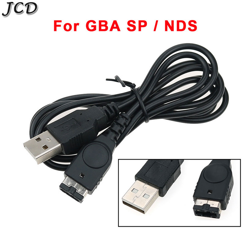 JCD Black USB Charging Advance Line Cord Charger Kabel kompatibilan za GameBoy GBA SP Za DS NDS Za GBM