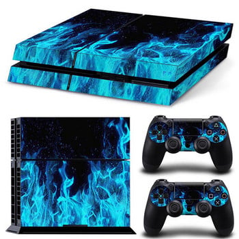 για ps4 Galaxy Blue Galactic παιχνίδι Vinyl Decal Προστατευτικό κάλυμμα αυτοκόλλητο για κονσόλα PS4 και δέρμα 2 χειριστηρίων