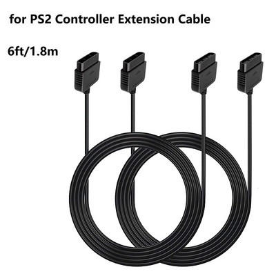 2 PAKETA PS2 Produžni kabel kabela kontrolera 6ft/1.8m Produžni kontroler za Sony Playstation 2 PS2 igraću konzolu