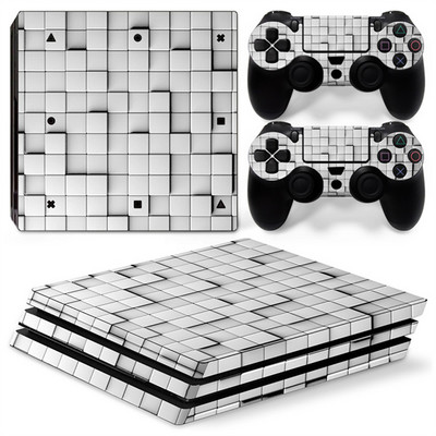 1473 PS4 PRO Skin matrica matrica PS4 pro konzolhoz és 2 kontrollerhez PS4 pro skin vinyl