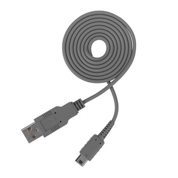 Καλώδιο φόρτισης USB για Nintendo WII U Host Gaming Controller Δεδομένα Καλώδιο φόρτισης ρεύματος Καλώδιο τροφοδοσίας κονσόλας κονσόλας τροφοδοσίας