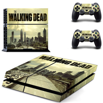 The Walking Dead PS4 Skin Sticker Decal за конзола Sony PlayStation 4 и 2 контролера PS4 Skin Sticker Vinyl