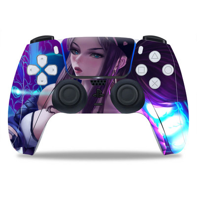 PS5/Playstation 5 kontrollerhez Skin Punk 2077 PVC Skin Vinyl Sticker Matrica Borító Porálló védőmatrica 1 db