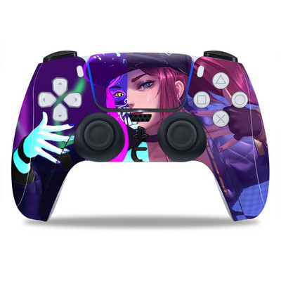 PS5/Playstation 5 kontrollerhez Skin Punk 2077 PVC Skin Vinyl Sticker Matrica Borító Porálló védőmatrica 1 db